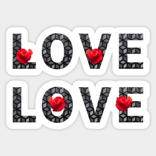 Love Love For Girls Sticker